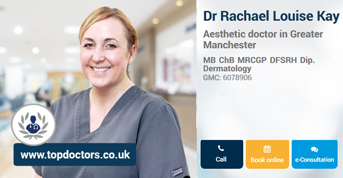 TopDoctors_UK's tweet photo. 📣 Nine out of 10 patients find the most suitable specialist for them when searching on Top Doctors. 

Are you from Manchester? Dr Rachael L Kay of @FarjoHair is an expert aesthetic doctor. 

🌐 Book an appointment with her here 👉 https://t.co/NzPnuKk206
#eHealth #eConsultation https://t.co/I7XDezpsfN