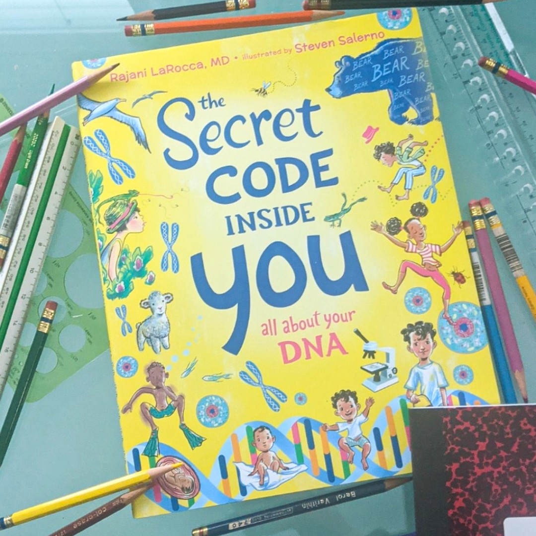 littlebeebooks's tweet photo. Kids can learn all about the secret code that is DNA in this informative picture book by @rajanilarocca! #TheSecretCodeInsideYou illustrates that while DNA may be the blueprint for how a person looks, what you choose to do with your body is entirely up to you!

#BeeAReader 🐝 https://t.co/owpnHxBlLR