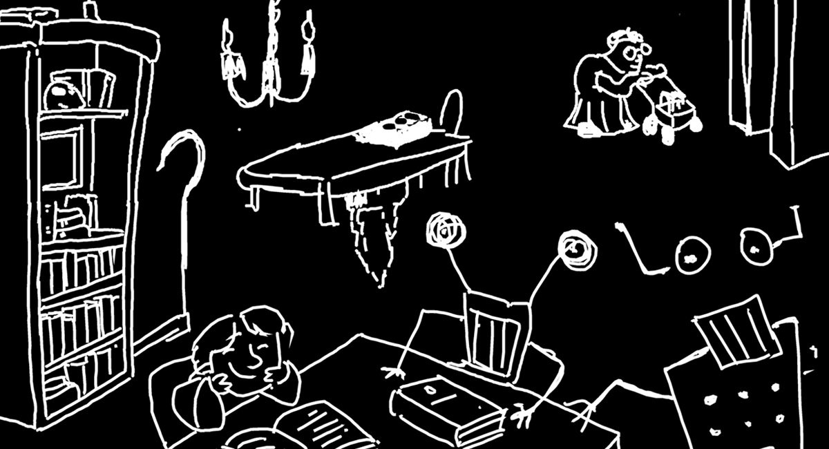 This collaborative MiSH MASH drawing was made around the theme 'library'. We are always surprised by our players creativity and  imagination : ) #indiedev #indiegame #drawing #library #seriousgame #digitalart #indiegamedev