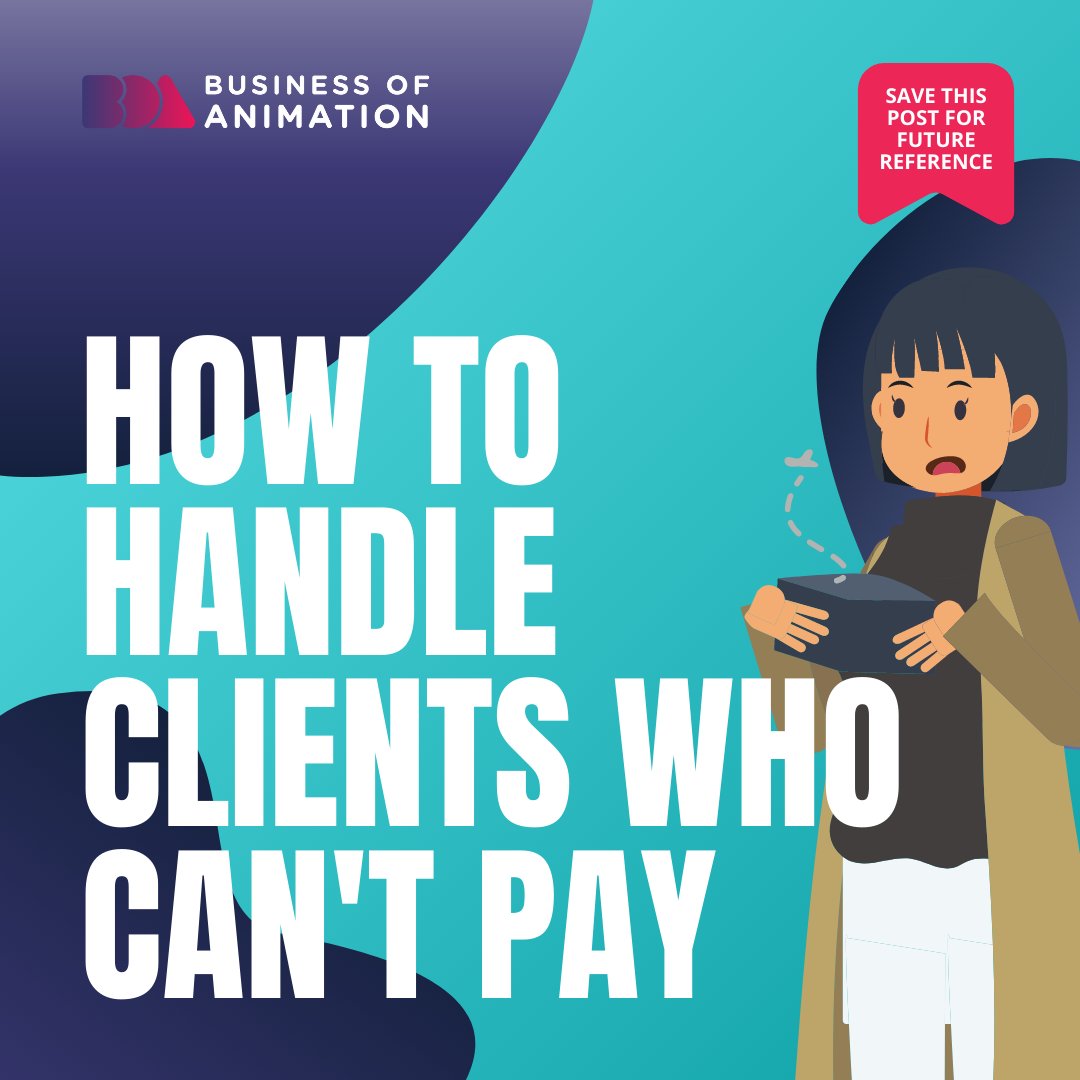animationbiz's tweet image. Do you agree that handling clients who can't pay is one of the most common struggles of animators?

Here is a list of effective ways how to handle clients who can't pay:

#AnimationPay #AnimationJob #AnimationIncome #AnimationSales #AnimationClient