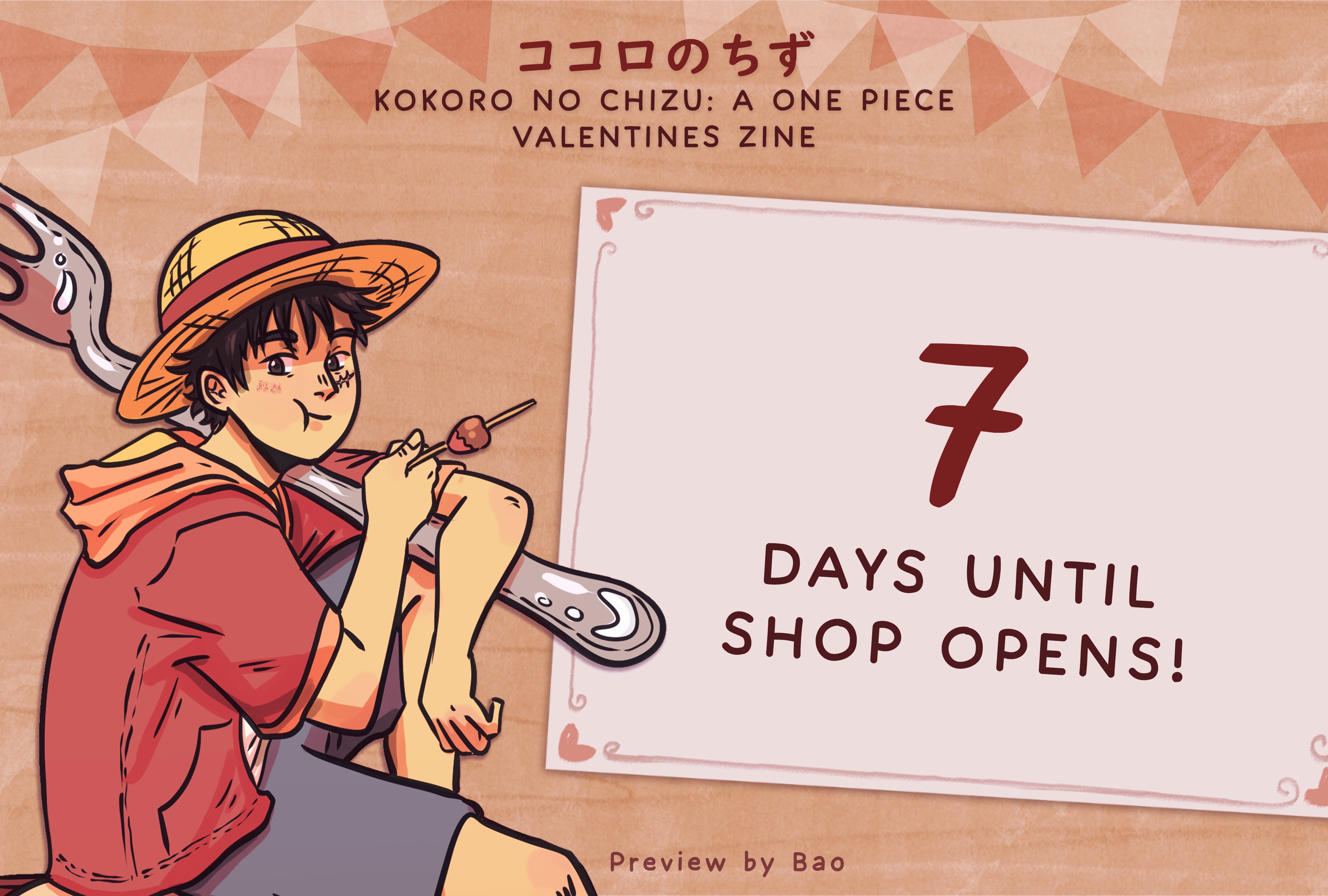 ココロのちず A One Piece Valentines Zine Opvsdayzine Twitter