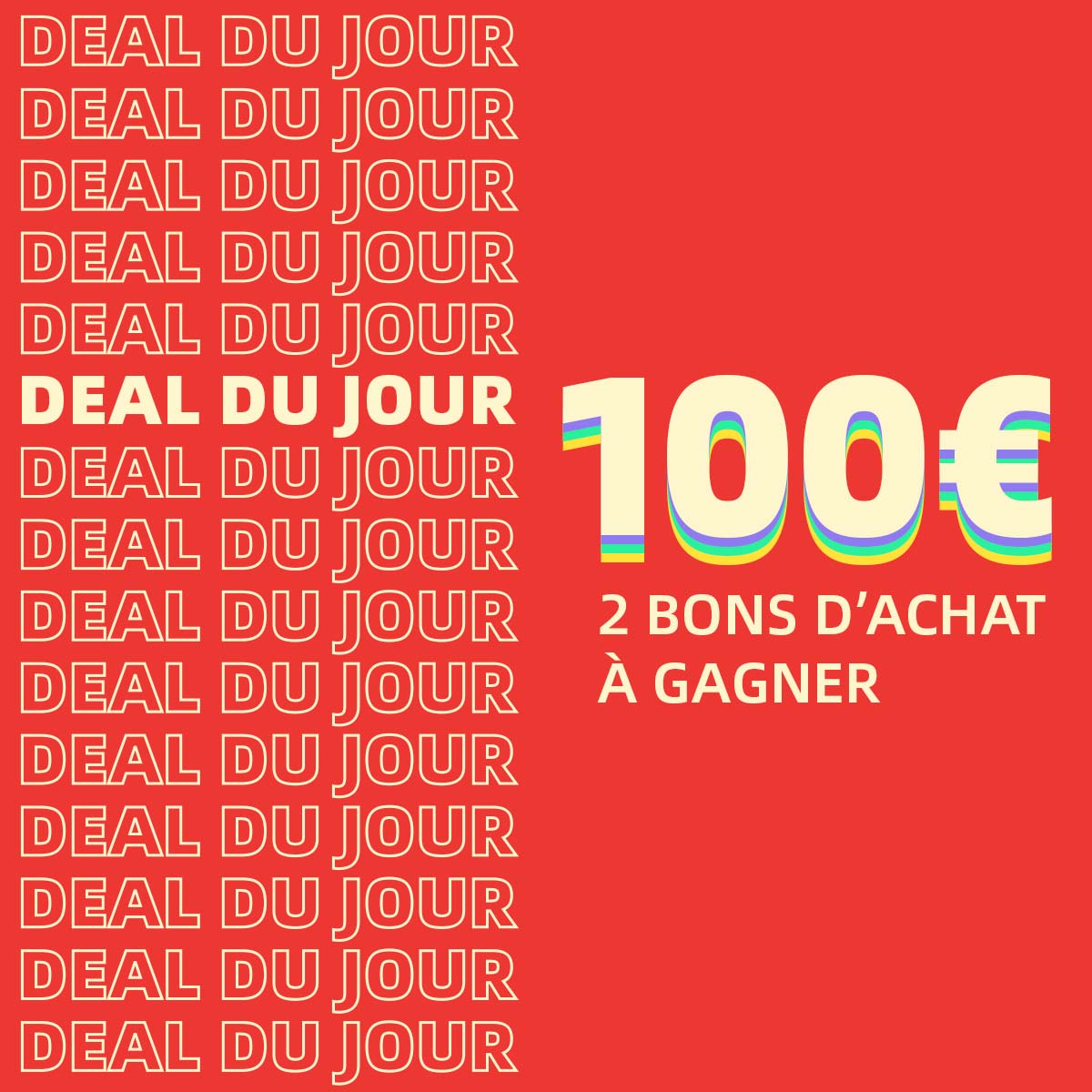 AliExpressFr's tweet photo. #CONCOURS : gagne un bon d'achat de 100€! 

Pour participer :
🔸RT ce tweet et suis-nous
🔹Dis-nous lequel de ces produits Deal du Jour tu voudrais avoir ➡️ https://t.co/2obw5gSZvV

2 gagnants remporteront chacun un coupon AliExpress de 100 €. 

🍀Tirage au sort le 15/2 https://t.co/CUDHZEv4IN