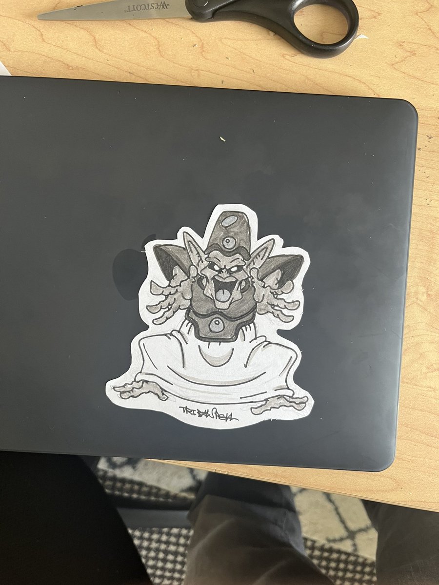 akira toriyama inspired sticker 😎