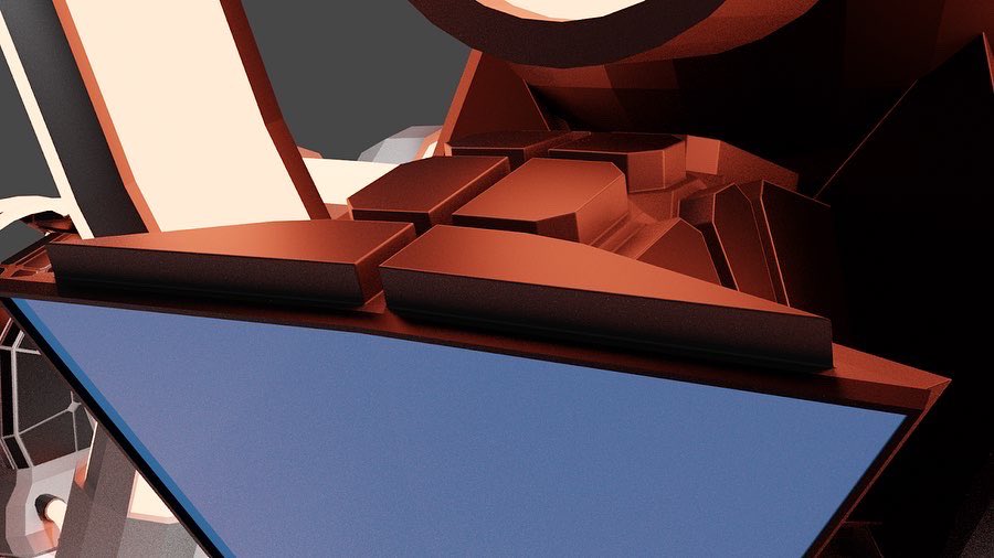 AXINURON's tweet photo. This is like a part 2 to the terminal it’s a Power reactor although I change it to orange not green Sam with the terminal 

#blender #Blender3d #blenderart #blendercommunity #model #3D #3dart #3dmodeling #power #reactor #glow #sifi #alien #tech #future #futuretech #UnrealEngine https://t.co/oxsEqvP2jn