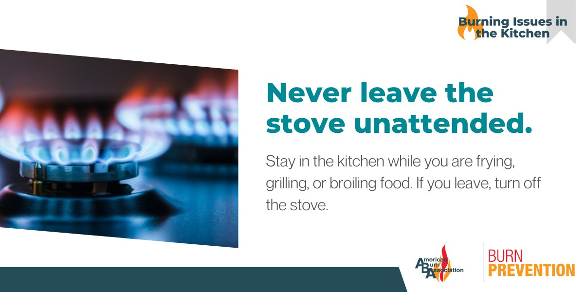 PBGFire's tweet image. Watch what you heat! 🔥 𝐓𝐢𝐩 #𝟐: It's important to stay in the kitchen while you are frying, grilling, or broiling food. If you must leave, turn off the stove completely. Never leave the stove unattended. #PBGFR #NBAW #CookingSafetyTips