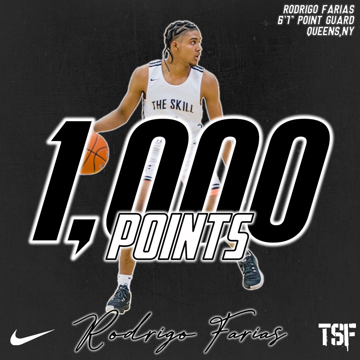 The-Skill-Factory Prep High School (@tsfprephs) on Twitter photo Congratulations to <a href="/therealrodfar/">rodrigo farias</a> for scoring his 1,000th point this weekend!
Here’s to another 1,000 for 2024 PG! Congratulations to <a href="/therealrodfar/">rodrigo farias</a> for scoring his 1,000th point this weekend!
Here’s to another 1,000 for 2024 PG!