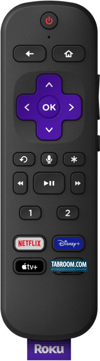 DebaterProblems's tweet image. I can’t believe my Roku remote looks like this… wow