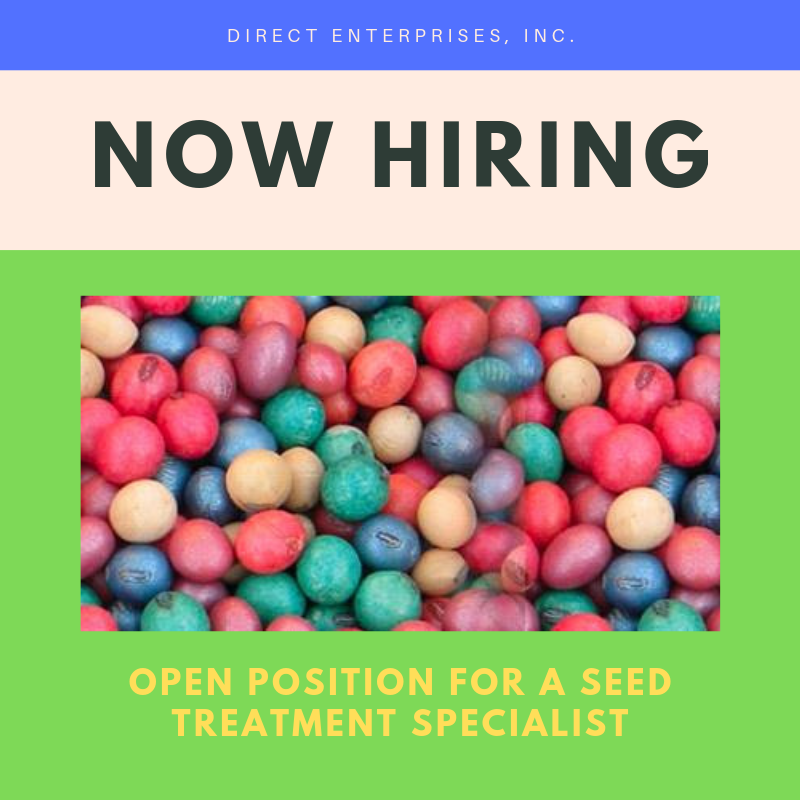 Great opportunity in the State of #Iowa for a #SeedTreatmentSpecialist.  Contact us if you have interest! 

#TheDEIDifference

#SeedTreatment
#SeedTreaters
#SeedTreating
#jobapportunity 
#Sales
#TerritorySales