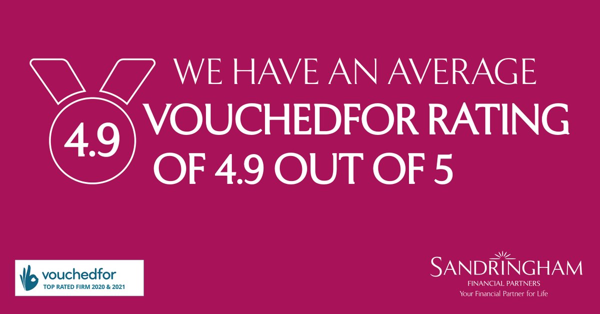 Our Partners are featured on VouchedFor, the UK’s leading review site for Financial Advisers. Don’t forget to leave a client review, by using the link below to search for your adviser's name. Feedback is key to our improvement. vouchedfor.co.uk