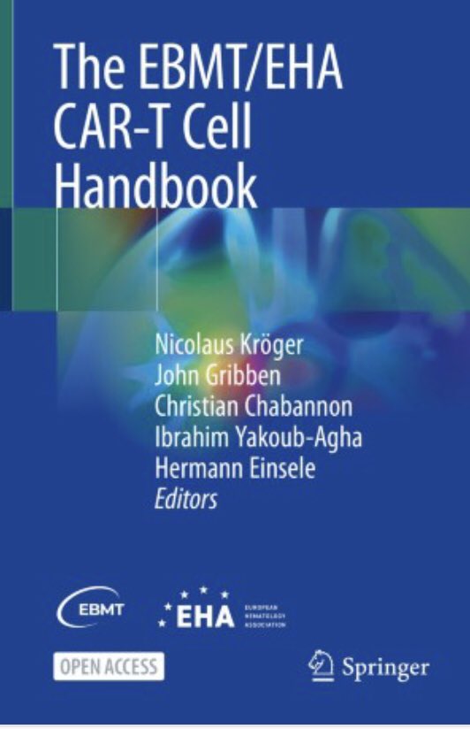NicoGagelmann's tweet photo. The @TheEBMT / @EHA_Hematology handbook on CAR-T therapy is out. Essential that it is free for everyone and kudos to both societies for that! Delighted to have contributed a small amount. https://t.co/k2YCiqFEjR https://t.co/Zwa7hL4Ysd