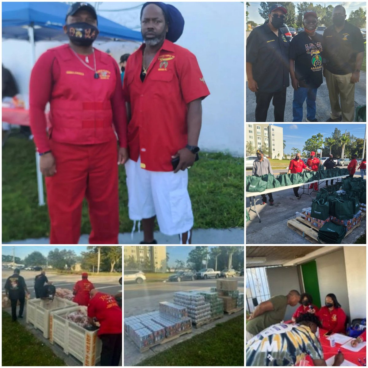 KazahTemple149's tweet photo. On Saturday, February 5, 2022 Kazah Temple #149 and Kazah Court #117 AEAONMS sponsored a joint Food giveaway and voters registration drive. The food distribution was performed in conjunction with Farm Share, Inc., and  Miami-Dade County. Approximately 500 families were fed. https://t.co/cLZbszlTl8