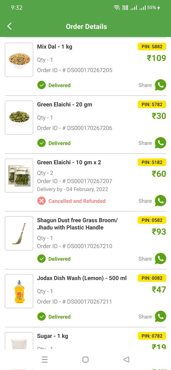 RajputBoyDk's tweet photo. @DealShareIndia I did not get my order and app show delivered. #fraud 
Did not recommend to anyone.
Use Cod even if you want to try.
Customer service is also worst... https://t.co/pFYrBPZ1cG