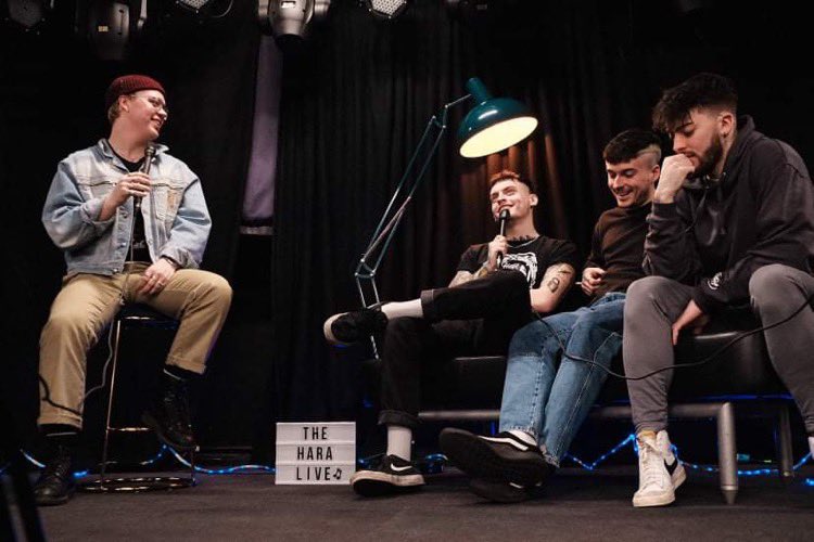 Huge shoutout to <a href="/TheHaraBand/">THE HARA</a> for today! Live interview and show recording to follow soon!