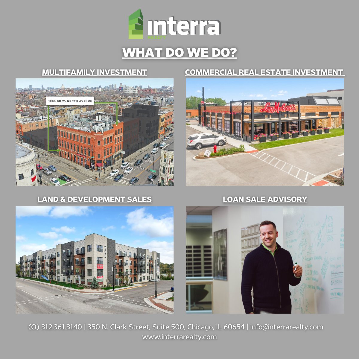 InterraRealty's tweet image. Interra Realty prides itself on being able to offer a wide range of services to our clients; learn more about our areas of expertise &amp;amp; how our team of experienced brokers can assist with your next real estate investment!
interrarealty.com/services/
#commercialrealestate #multifamily