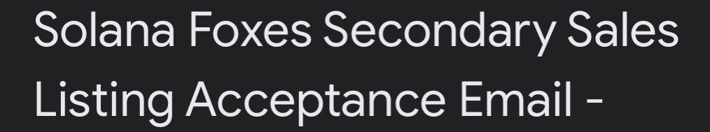Solana Foxes tweet media