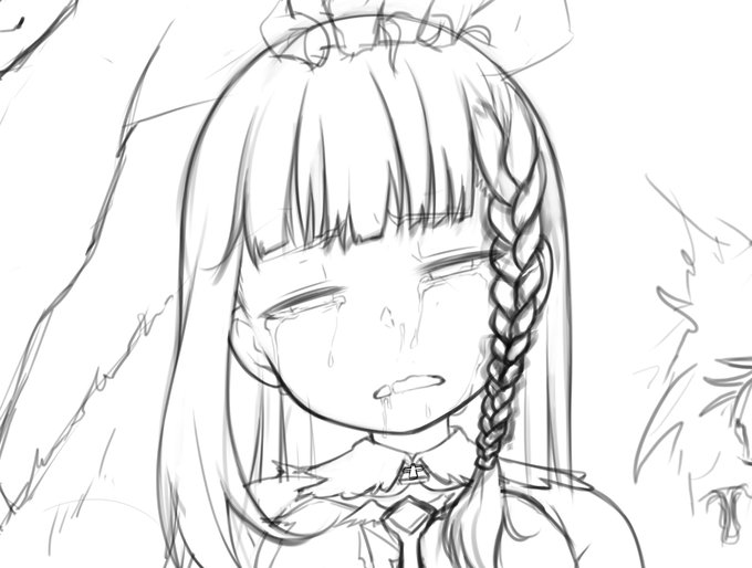 存在が消えかかってるのでがっつり時間かけてしまってる息抜き絵の途中経過を載せて生存報告しておく🙌 