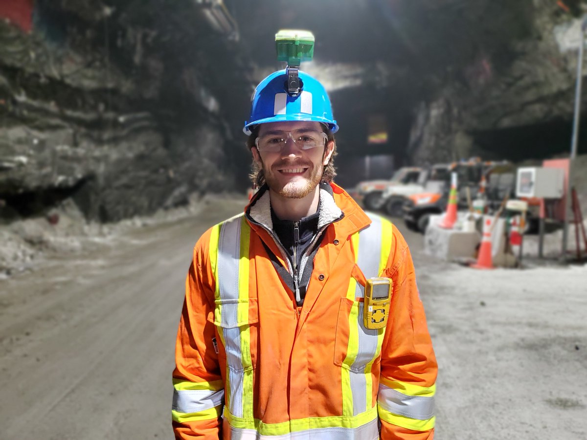 novatech_ca's tweet photo. You can find our team anywhere, even 1800 feet below the surface, at the world’s largest underground salt mine! Alex Murray, our field service technician,is doing his magic at the Goderich Salt Mine.#goderich #mines #serviceteam #trustedexperts #technicalsupport #mondaymotivation https://t.co/Bc5JbC3zBE