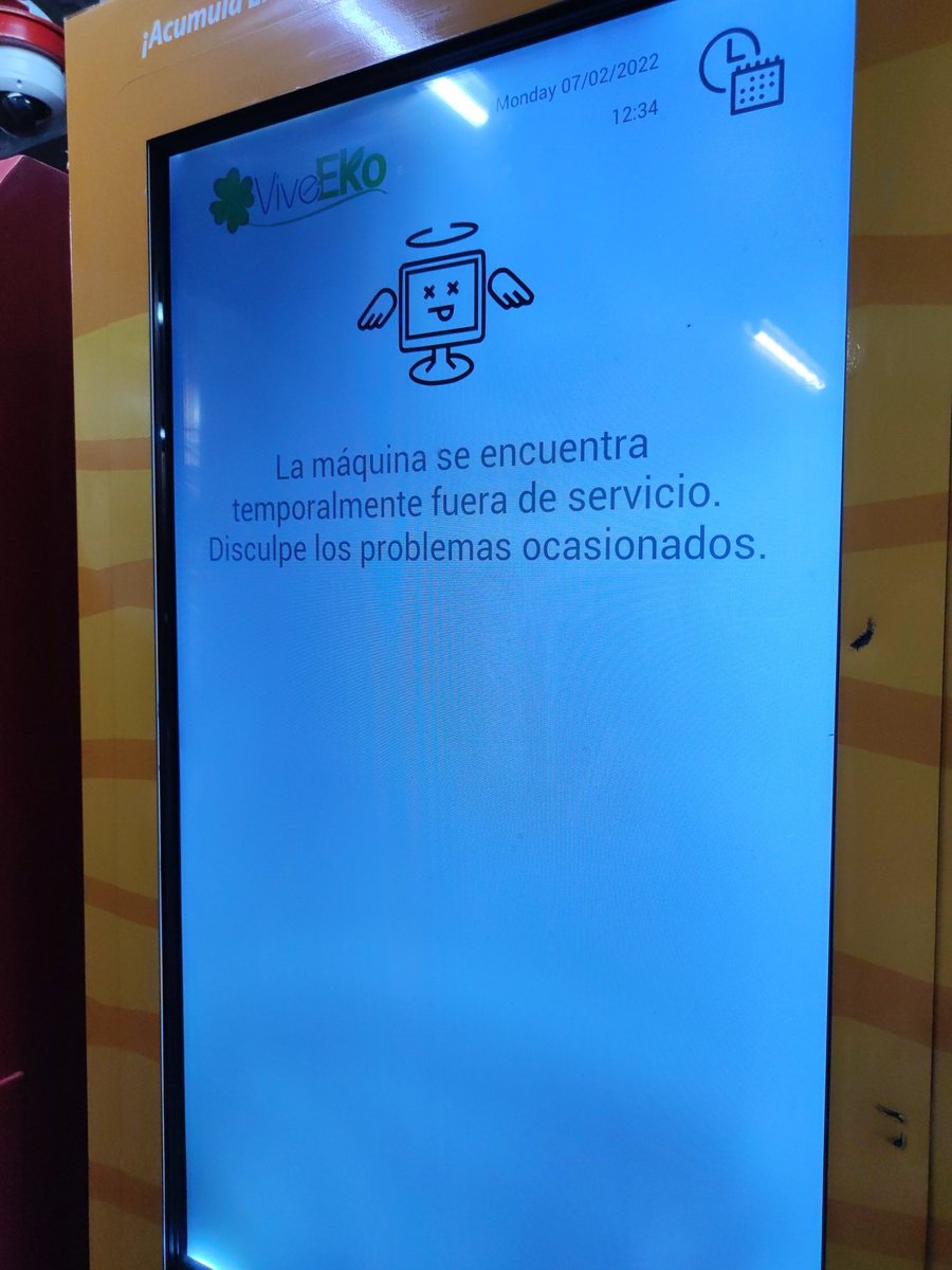 dontbedove's tweet photo. @viveeko @EFEValparaiso estás máquinas seguirán funcionando? En estación Quilpue hace tiempo que no funciona esta :( me voy con mis botellas otra vez a la casa. https://t.co/SMnpWdtz1j