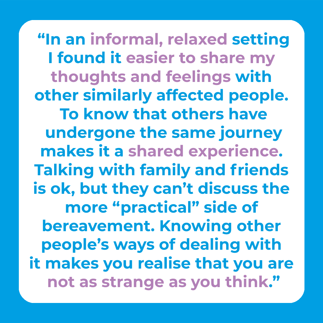 YorkshireBTC's tweet photo. Getting lovely feedback like this from our #BereavementSupportGroup members makes everything worthwhile 💙

Our next Bereavement Support Group, led by our volunteer Janet, is this Thurs - find out more info at https://t.co/t3DVpxanOi https://t.co/n6mVZhU56r