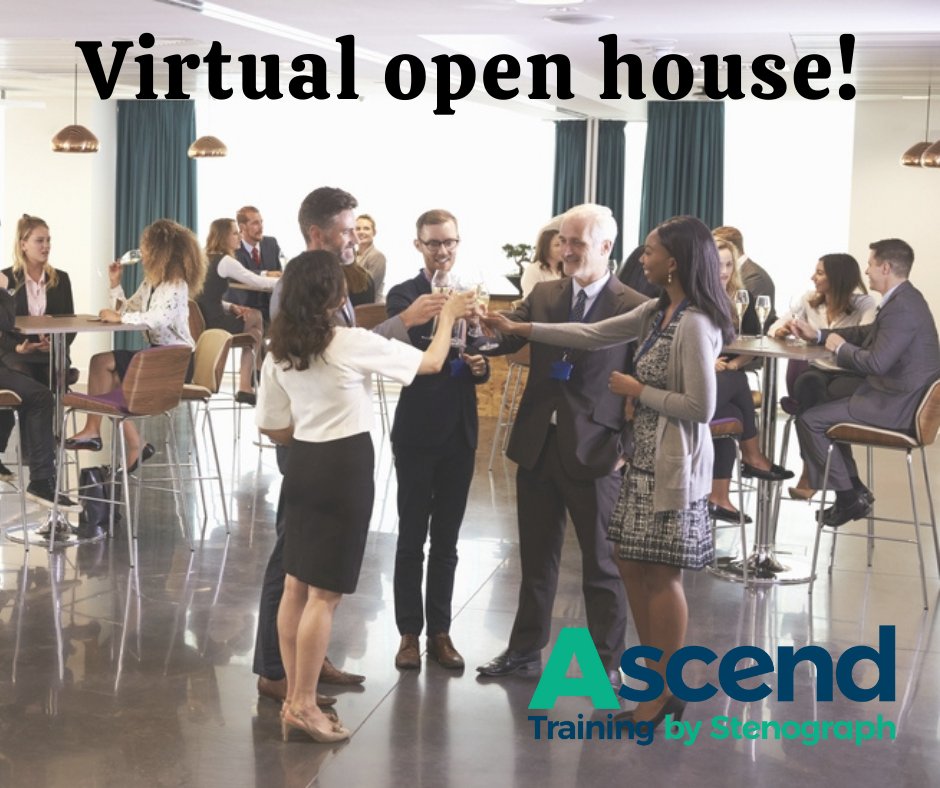 StenographLLC's tweet photo. Come on in and have a look around Ascend! Stenograph’s Training Manager, Cindi Lynch, will give you a guided tour. Join the virtual open house on Thursday, February 10, 2022, 5 PM CT. Register here https://t.co/HwjpQ2WicY #Ascend #learning #courtreporters #captioners #students https://t.co/BBAOm76xCU