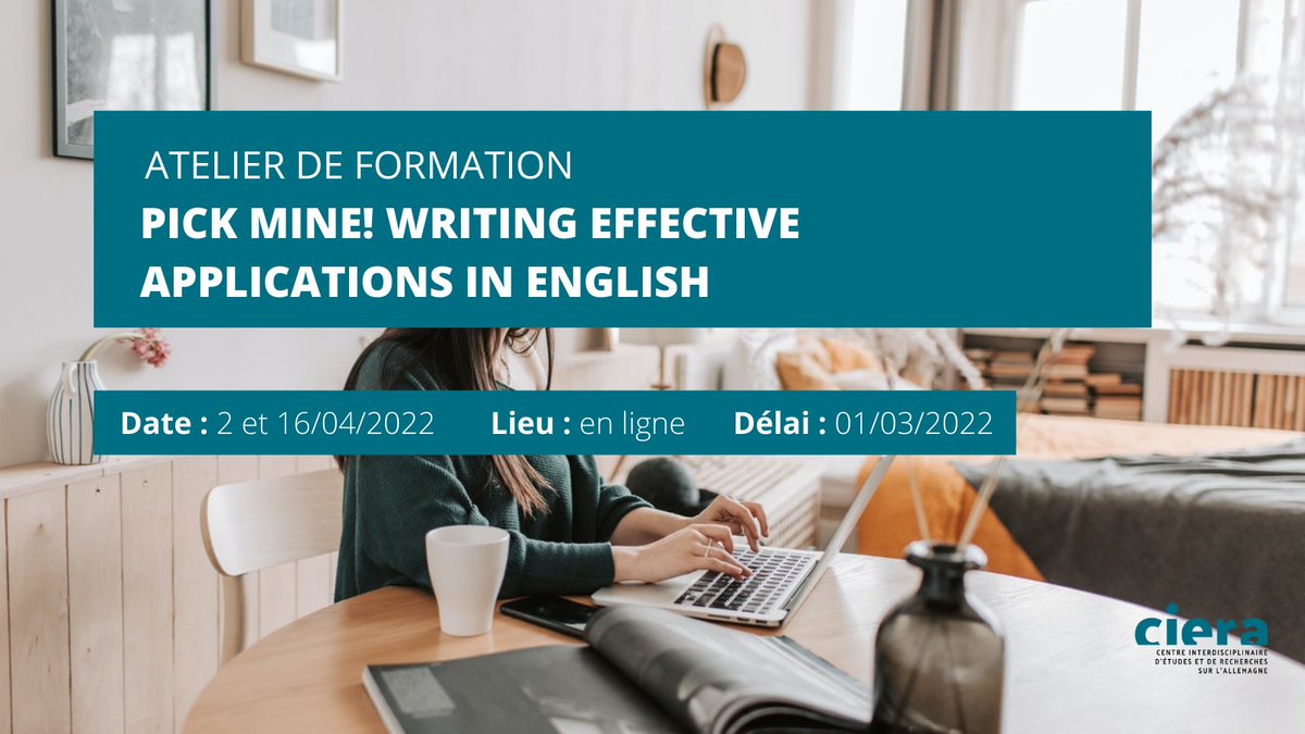 gipciera's tweet photo. Envie d'internationaliser votre parcours au-delà de 🇩🇪 ? Déjà candidaté à des bourses ou jobs au 🇬🇧🇺🇸 sans succès ? Mettez toutes les chances de votre côté pour vos futures candidatures en anglais avec notre atelier #pickmine
⏱ Inscription ici 👉 https://t.co/hm4gGUwyaj https://t.co/vAaw54YmS8