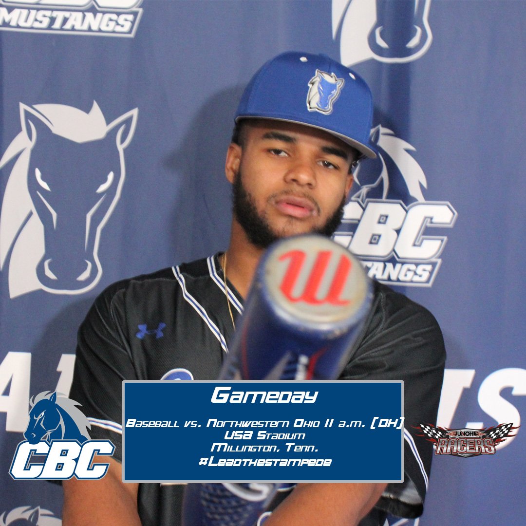 CBC Athletics (@gocbcmustangs) on Twitter photo #Gameday! <a href="/CentBapBaseball/">Central Baptist College Baseball</a> looks to bounce back from yesterday with a doubleheader today against Northwestern Ohio #leadthestampede #wearecbc
⌚ 11 a.m. & 1:30 p.m.
📍USA Stadium, Millington, Tenn.
📊cbcmustangs.com/sports/bsb/202… #Gameday! <a href="/CentBapBaseball/">Central Baptist College Baseball</a> looks to bounce back from yesterday with a doubleheader today against Northwestern Ohio #leadthestampede #wearecbc
⌚ 11 a.m. & 1:30 p.m.
📍USA Stadium, Millington, Tenn.
📊cbcmustangs.com/sports/bsb/202…