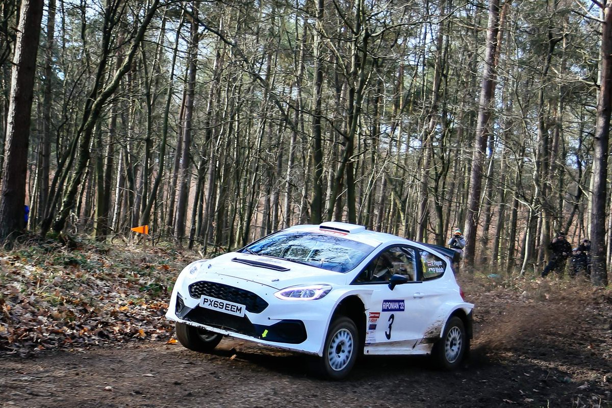 Good day's tyre testing on the Riponian Stages yesterday &amp; did well enough to finish 2nd o/a. Good use of new roads by the organisers to break up the usual Yorkshire stages, and credit to all who stood out in the blustery conditions to make the event happen👏
📸 <a href="/RSMotorsptMedia/">RSMotorsportMedia</a>