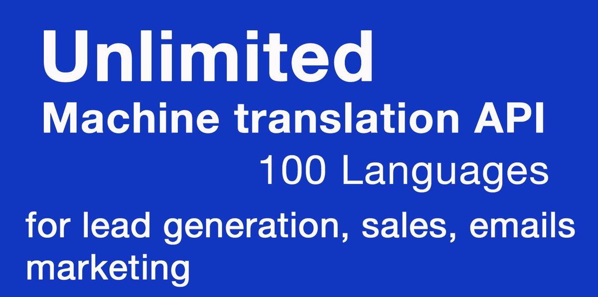 lingvanex's tweet image. Unlimited machine translation of text, HTML, files 
in 100 languages for any business. 
Easy integration, ultra fast speed, FREE DEMO
bit.ly/3LgJQxX

#translationapi #unlimitedtranslation #translationserver