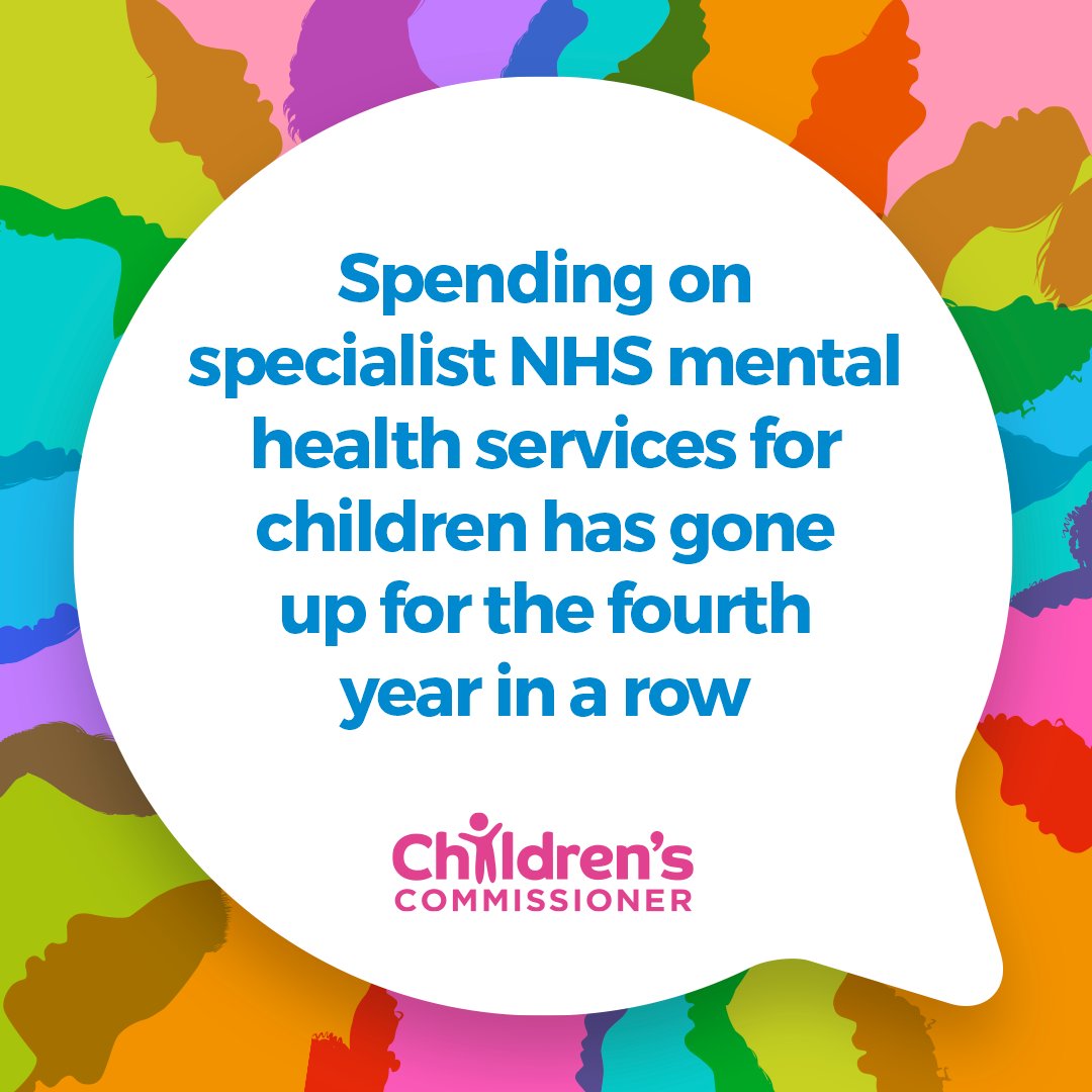 ChildrensComm's tweet photo. Top lines from our briefing on Children's Mental Health Services: 1) Spending on specialist NHS mental health services for children has gone up for the fourth year in a row. #ChildrensMentalHealthWeek https://t.co/WQjwXBZ883 https://t.co/EInanK6BEo