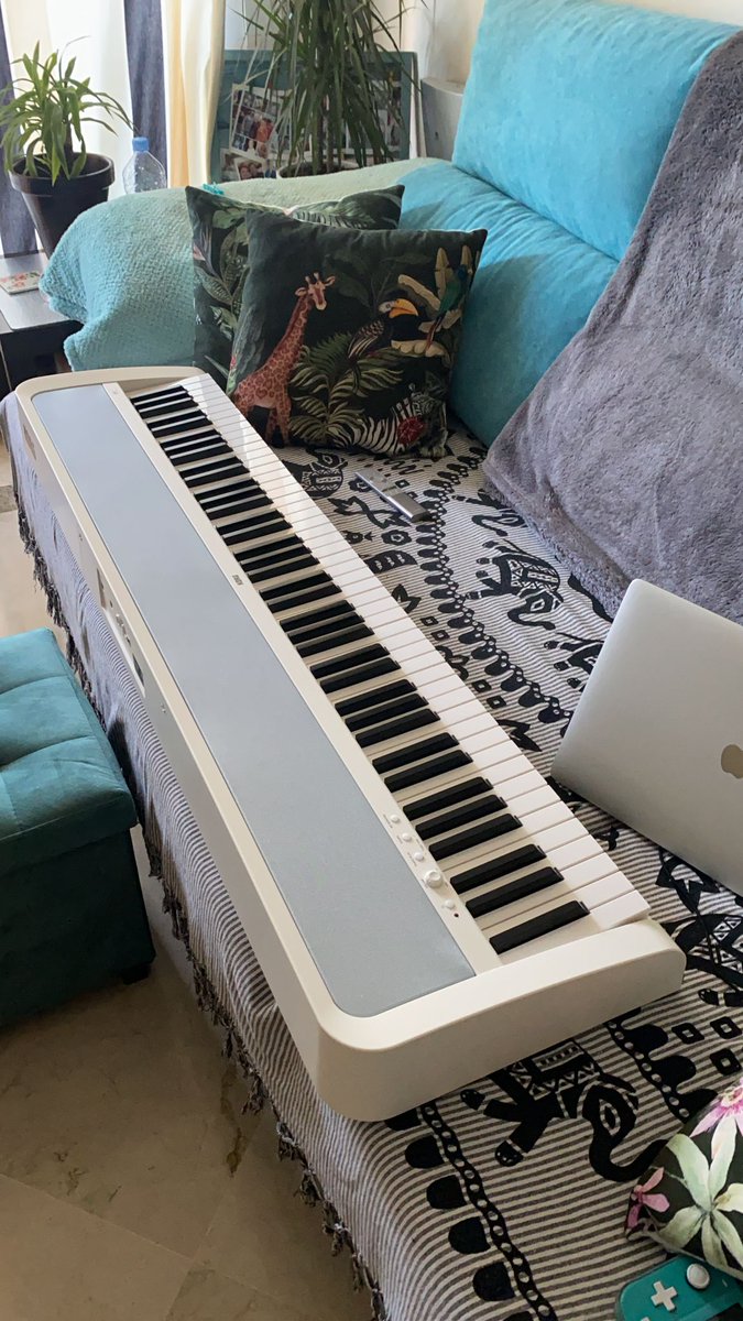 It's arrived! Something to keep me and my Mac company over those long lonely nights @KorgUK  #electrickeyboard #marbella 🎤🎹🎧