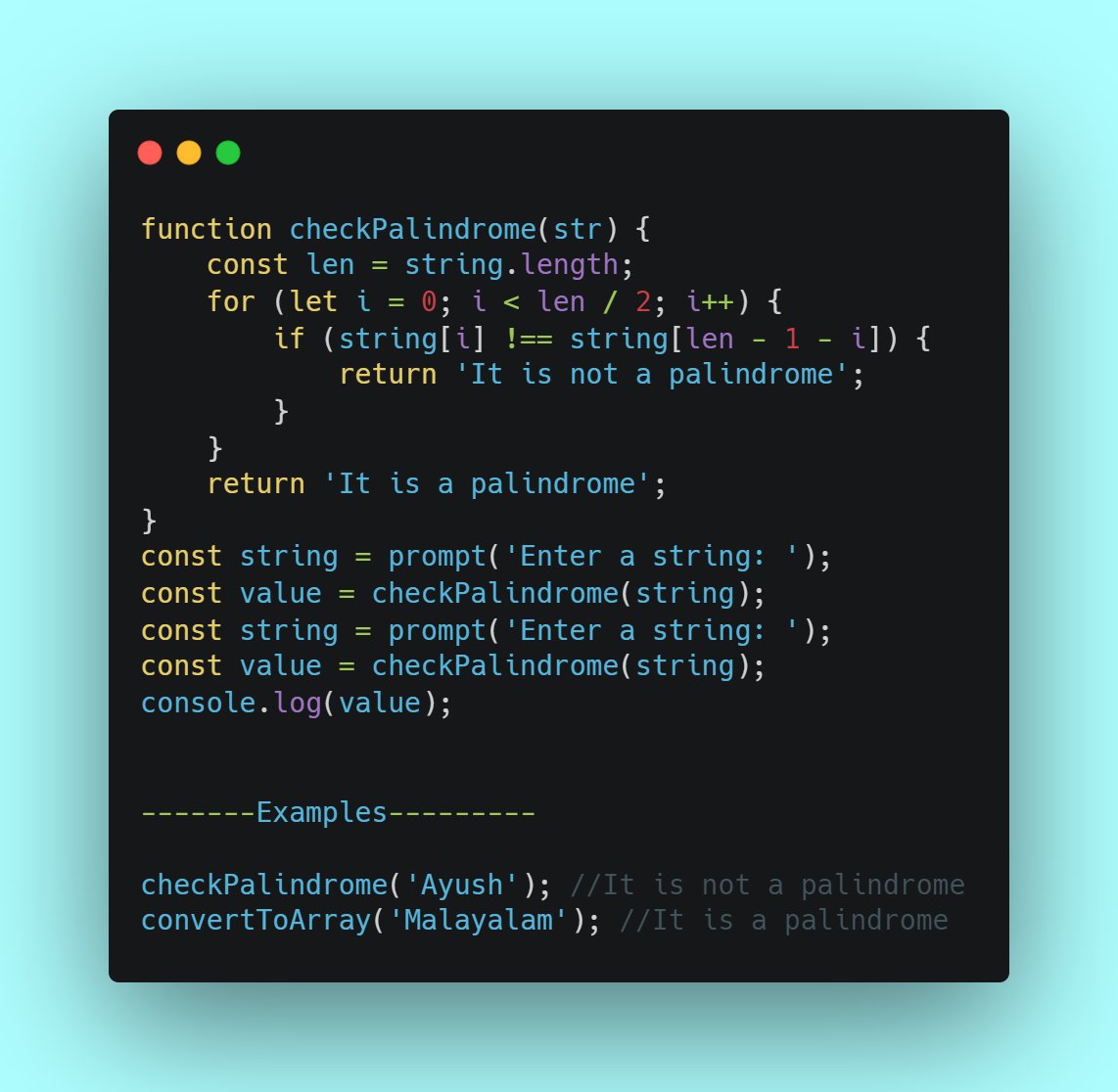 Top 10 useful JavaScript Code Snippets 🧵👇 - المسلسل من Ayush Thakur ...