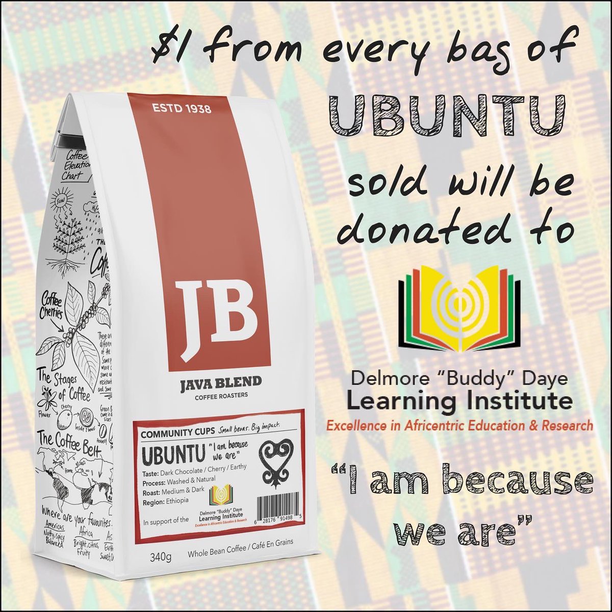 Java Blend Coffee Roasters (@javablendcoffee) on Twitter photo We’re honouring Black History Month with our Community Cups in support of the Delmore “Buddy” Daye Learning Institute. <a href="/dbdli/">Delmore Buddy Daye</a>
We’re donating $1 from every UBUNTU bag, and total drip sales from our Community Cups Day on February 20.
bit.ly/CommunityCups_…
#BlackHistoryMonth We’re honouring Black History Month with our Community Cups in support of the Delmore “Buddy” Daye Learning Institute. <a href="/dbdli/">Delmore Buddy Daye</a>
We’re donating $1 from every UBUNTU bag, and total drip sales from our Community Cups Day on February 20.
bit.ly/CommunityCups_…
#BlackHistoryMonth