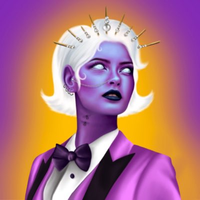 #NewProfilePic Suiting up for @worldofwomennft today! 💜 

#SUITSON4CHRISTIES