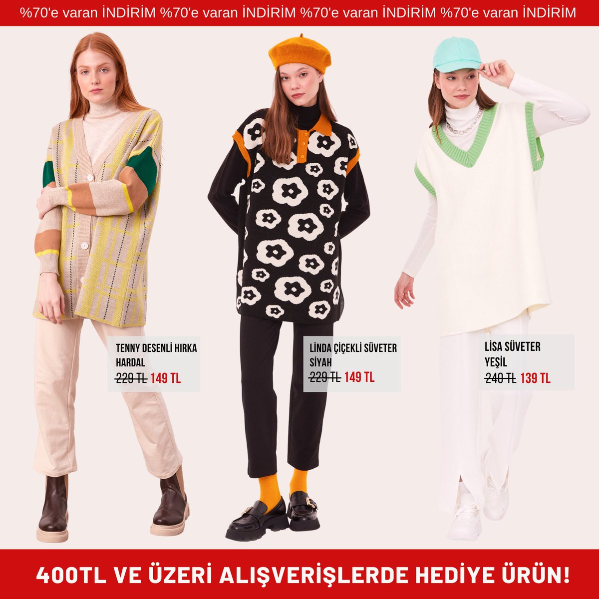 Büyük kış indirimi mağazalarda ve online da BAŞLADI 🚀 Favori parçalarını tükenmeden satın almak için siteyi ziyaret et 🎉