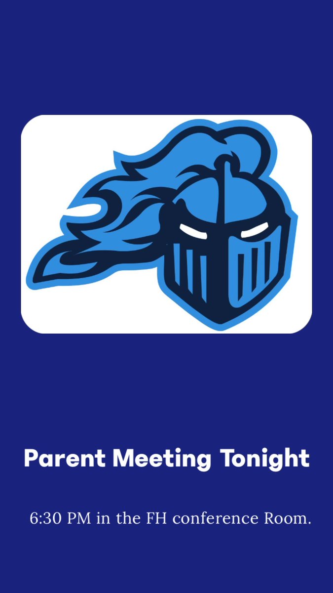 Baseball Parent Meeting tonight at 6:30PM in the Field House Conference room. Booster information, fundraising, schedules, and basic expectations will be discussed!