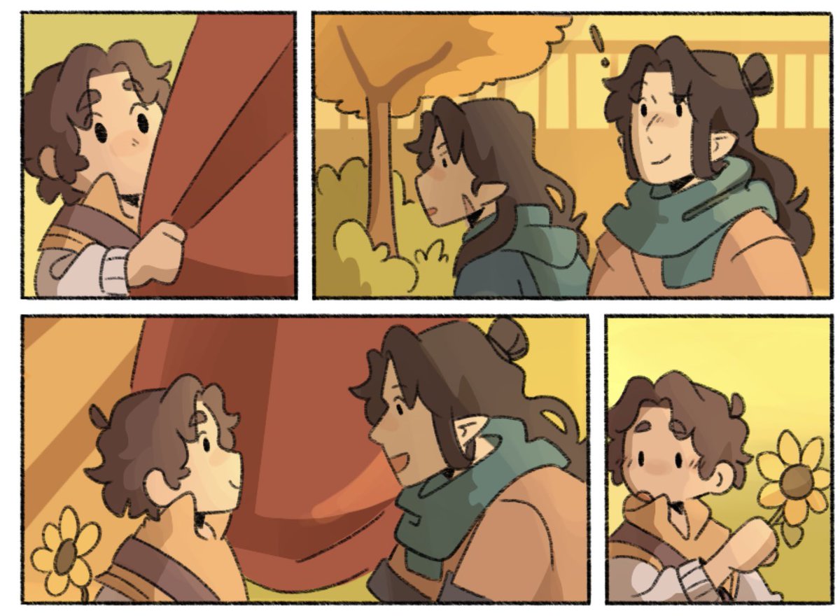 Sorry it been a moment without updates! But it coming along. Here have some panels with no context #raisingestel #lotr #estel