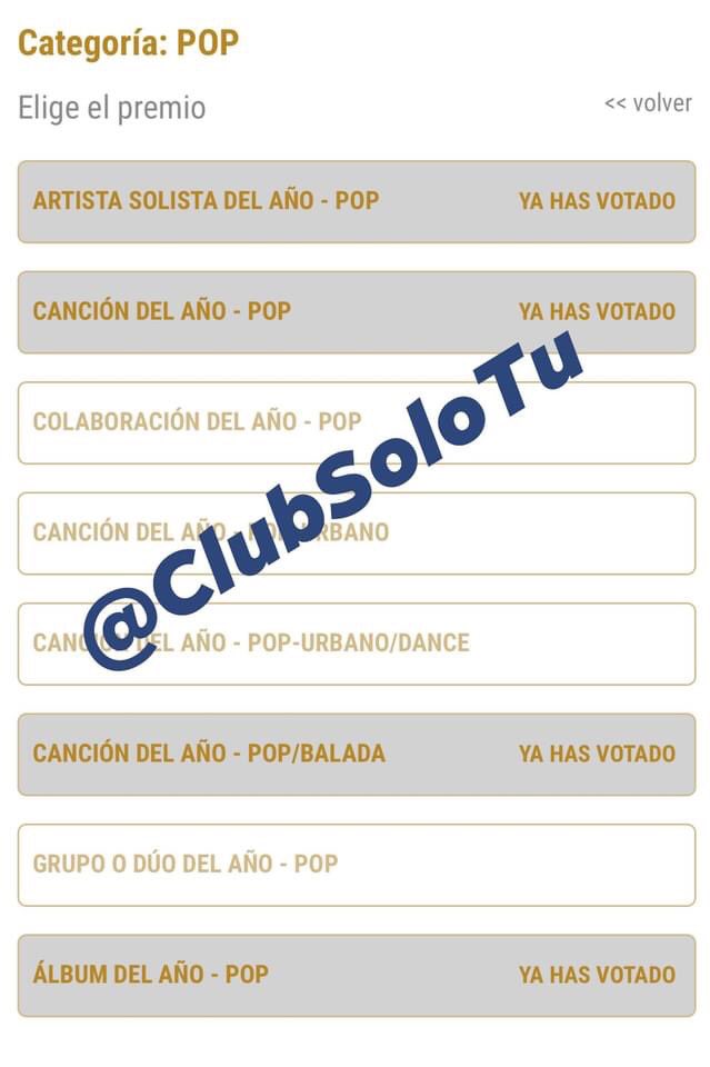 ClubSoloTu's tweet photo. HOY! es el último día para votar en PREMIO LO NUESTRO por @_CarlosRivera , en 8 categorías ingresando un código postal de alguna ciudad de 🇺🇸 o 🇵🇷 

Ingresa a el enlace para votar ⬇️

 https://t.co/njLHC6KQ6b 

⚠️Deben validar su email 
-California 90011 
-Miami: 33101
-NY: 10001 https://t.co/Gd0MajVxQE