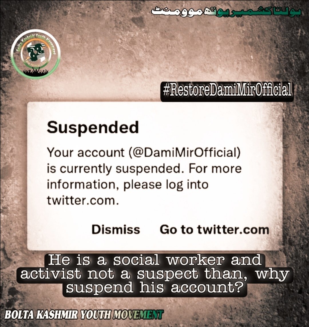 #RestoreDamiMirOfficial
The account of the respected head Of @BKYMofficial has been suspended, we all are appealing for the restoration of his account...i @DamiMirOfficial
