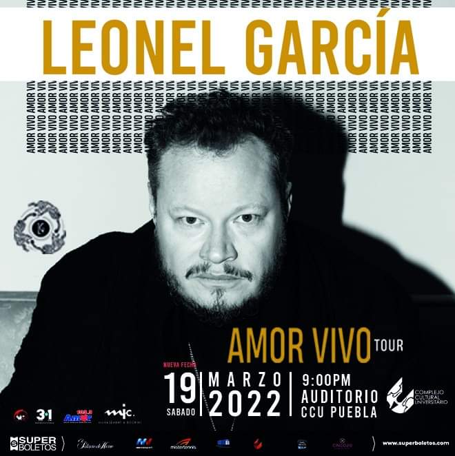 leonel garcía concierto en puebla 2022