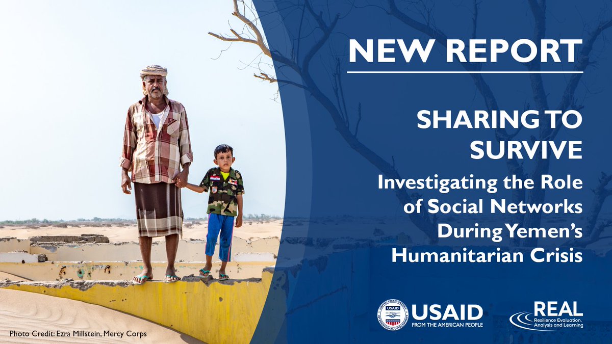 REAL_Award's tweet photo. Drawing on in-depth interviews with nearly 150 households in Taiz, #Yemen, and global subject matter experts, this study examines the ways in which Yemenis have relied on their social networks to survive ➡️ https://t.co/h0yePQVYwq https://t.co/qfFSrjklAq