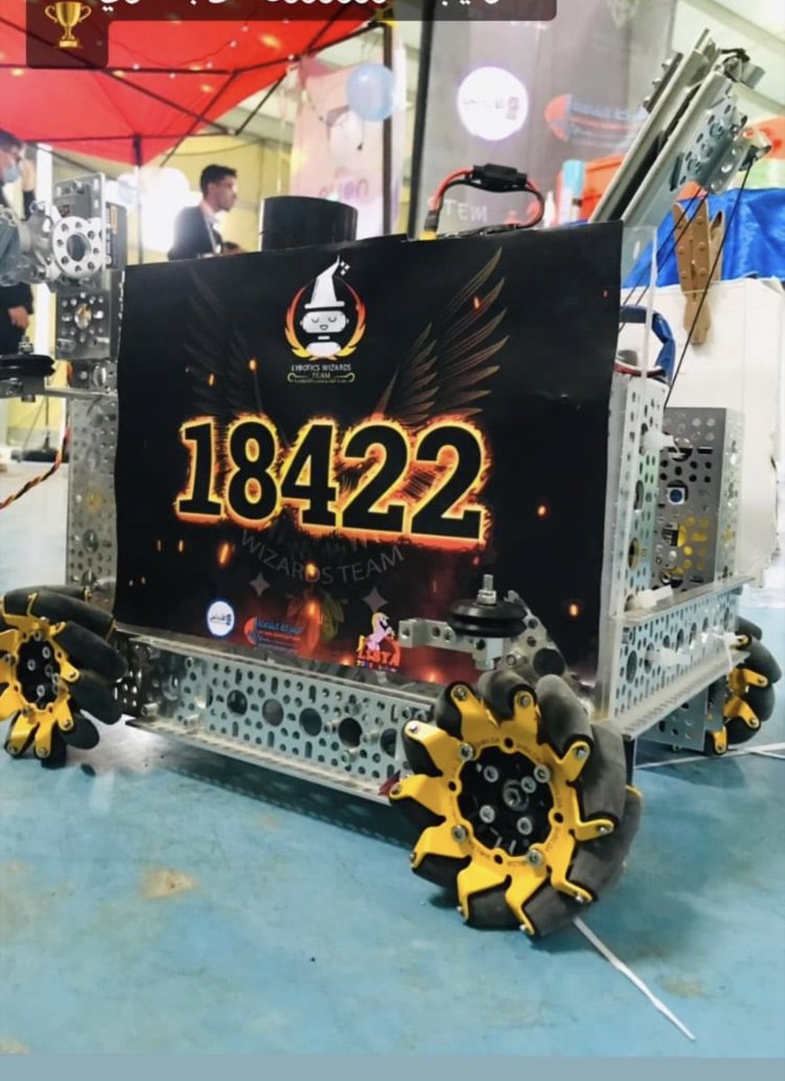 LyboticsWizards's tweet photo. The harvest of the season since the first prototype of the Wizard's team robot in the Benghazi Qualifying Tournament. We played with enthusiasm and got 1st place among 14 teams 🥇
Moving firmly to the next step 🧙‍♂️
#FTC #WINNER https://t.co/qFCrsW8APd