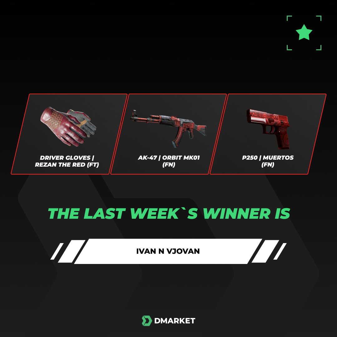 This week, one of the DMarket users will get the legendary Stattrack Redline Set, r u in?

1 LUCKY WINNER - 2 AWESOME SKINS: 

🎁 Stattrack AWP Redline (MW), 
🎁 Stattrack AK-47 redline (FT).

Join the Giveaway and submit as many entries!

dmarket.com/blog/skins-giv…