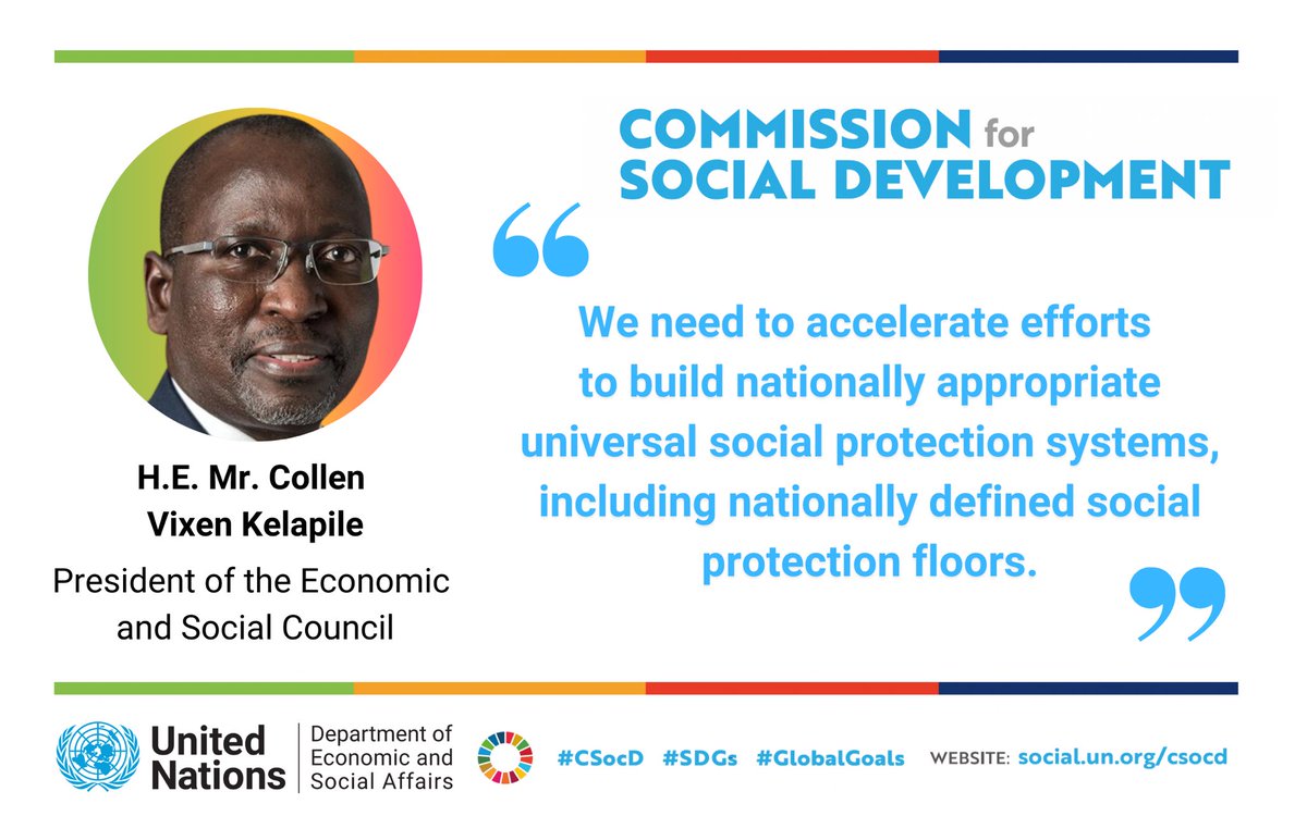 UNECOSOC's tweet photo. #COVID19 has shown that we must strengthen multilateralism &amp; international cooperation. We need to develop long-term, risk-informed &amp; prevention-oriented recovery plans that will improve people’s capacities &amp; well-being as decided in #2030Agenda. #CSocD60 #EndPoverty #ZeroHunger https://t.co/YVSWaEikuX