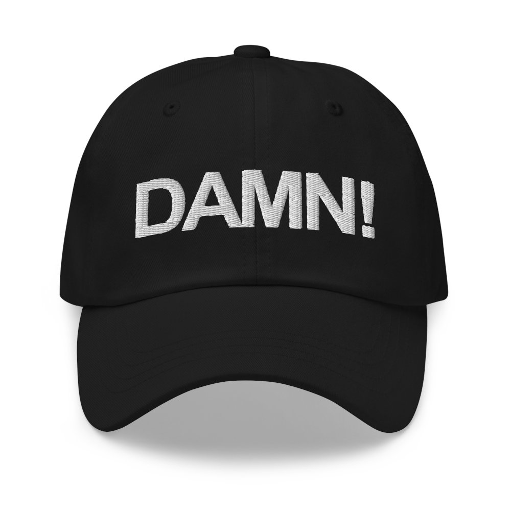 AWPDK's tweet image. En kasket til (næsten) alle lejligheder. Broderet med ordet &quot;DAMN!&quot; - det sparer dig tid i mange henseender.

zcu.io/sgKQ