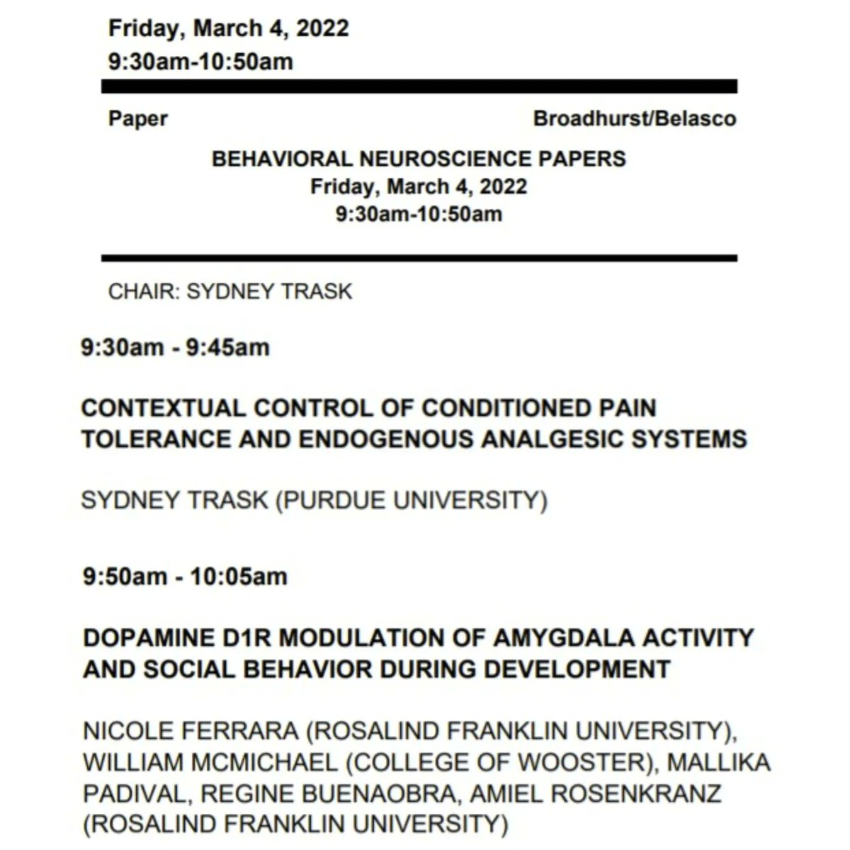 Who will be attending <a href="/EasternPsychol/">EasternPsychological</a> next month in NYC? We have some Team WIL representation, don't forget to check out their talks! @Sydney_Trask <a href="/Nicole__Ferrara/">Nicole Ferrara</a>

Anyone else presenting? Drop your info below! 👇