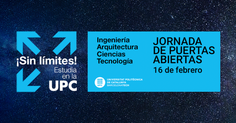 la_UPC's tweet photo. 🔴 ¿Quieres saber cuál es la universidad con la inserción laboral més elevada? El 16 de febrero ven a las #puertasabiertasUPC. ¡Inscríbete!