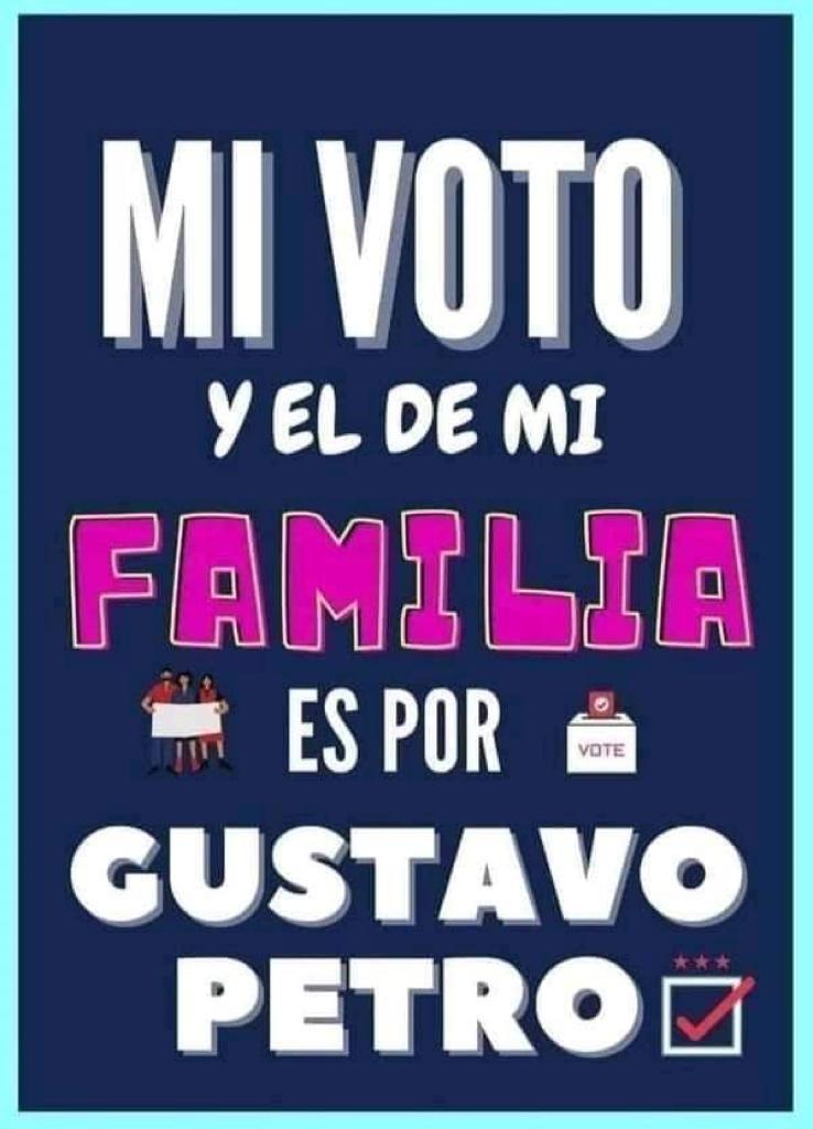 FabianACCA's tweet photo. @nanderas3 @Dr_Soul2Squeeze @paolajam9 @DONFER2 @CarmenLordLora2 @FernandoArangu9 @Judas_lscari0te @C38842766Cesar @ElmoCotes_ @Francis15185071 @OscarArroyave7 @Yesid70202528 @DiegoAJour88 Total apoyo al #PactoHistorico y @petrogustavo seremos Millones y venceremos #PetroPresidente2022 #PetroPresidente2022 #ProgresistaSigueProgresista #AntiUribistaSigueAntiUribista #PactoHistorico #CuenteConmigoPetro #PetroPresidente2022 https://t.co/PCzrW6tupY