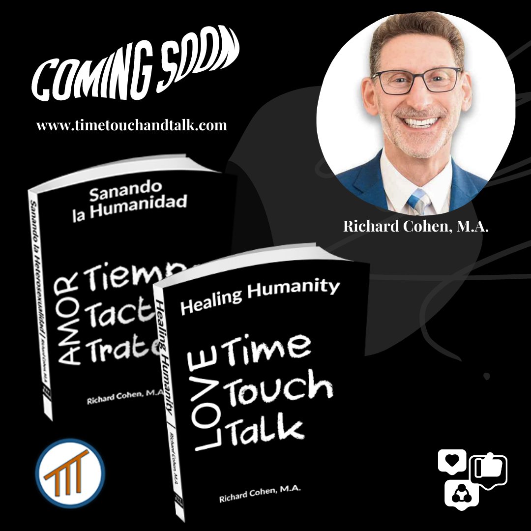 Healing Humanity, Time, Touch and Talk—a blueprint for the healing of humanity. 😊Coming soon on social media. 👍Like, share, and follow to stay updated.

#healingisaprocess #couplescoaching #relationshipexpert #growingtogether #TTT #timetouchandtalk #positiverelationships