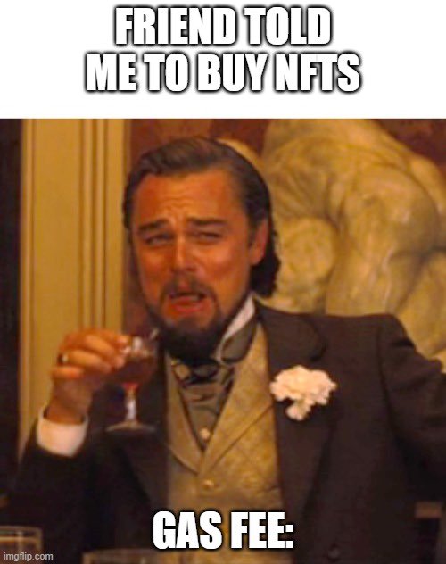 HighArtOfficial's tweet photo. Gas really be robbing out here.💰
#NFTs #gasfees #meme #Blockchainbabies https://t.co/2HpMoFBxr2