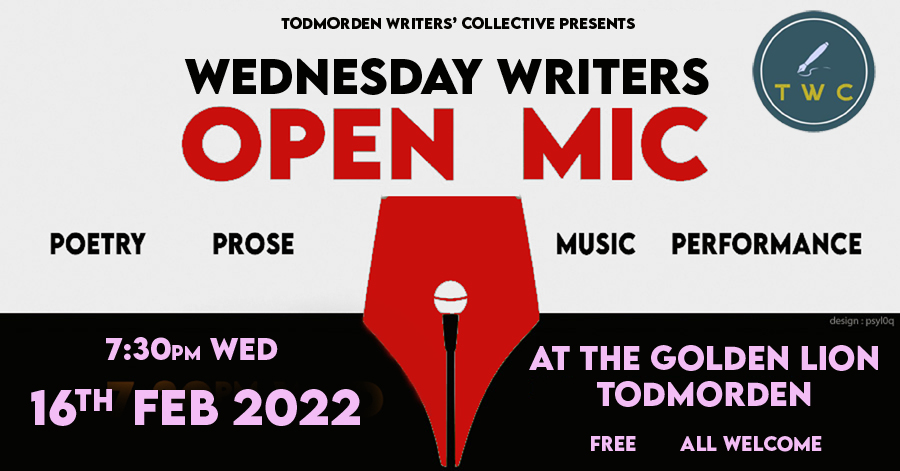 Hey hey - 
Our friends <a href="/TodWedWriters/">Wednesday Writers</a> are having a (slightly belated) event to launch their snazzy 2021 anthology! Loads of good stuff in it.

Weds 16th Feb, 7:30pm <a href="/GoldenLionTod/">Golden Lion</a>, if you're in the area!